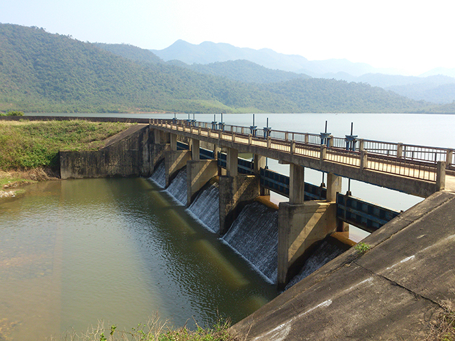 Hệ thống hồ chứa thủy lợi trên địa bàn tỉnh ta được đầu tư bảo đảm an toàn trong mùa mưa bão.