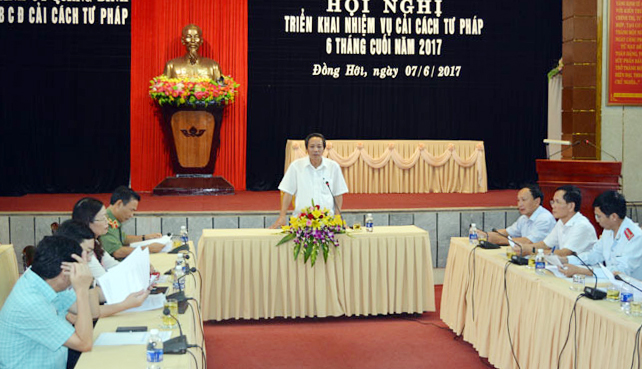Đồng chí Hoàng Đăng Quang, Ủy viên Trung ương Đảng, Bí thư Tỉnh ủy, Chủ tịch HĐND tỉnh, Trưởng ban Chỉ đạo CCTP tỉnh kết luận hội nghị.
