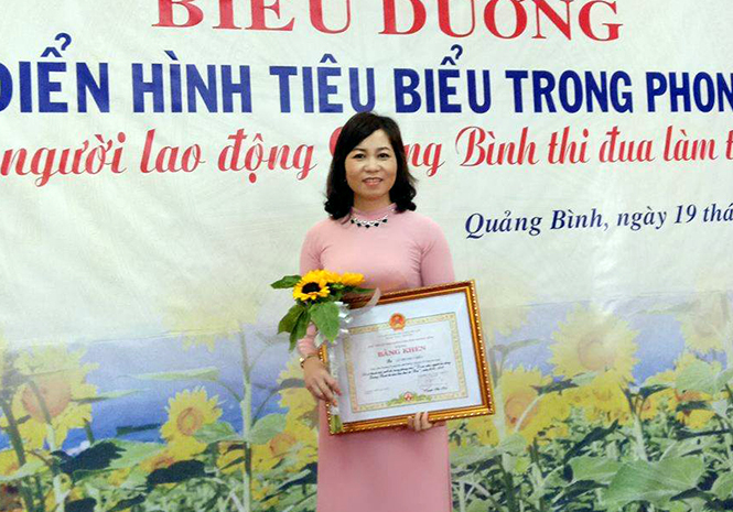 Cô giáo Lê Thị Thúy Hiền.