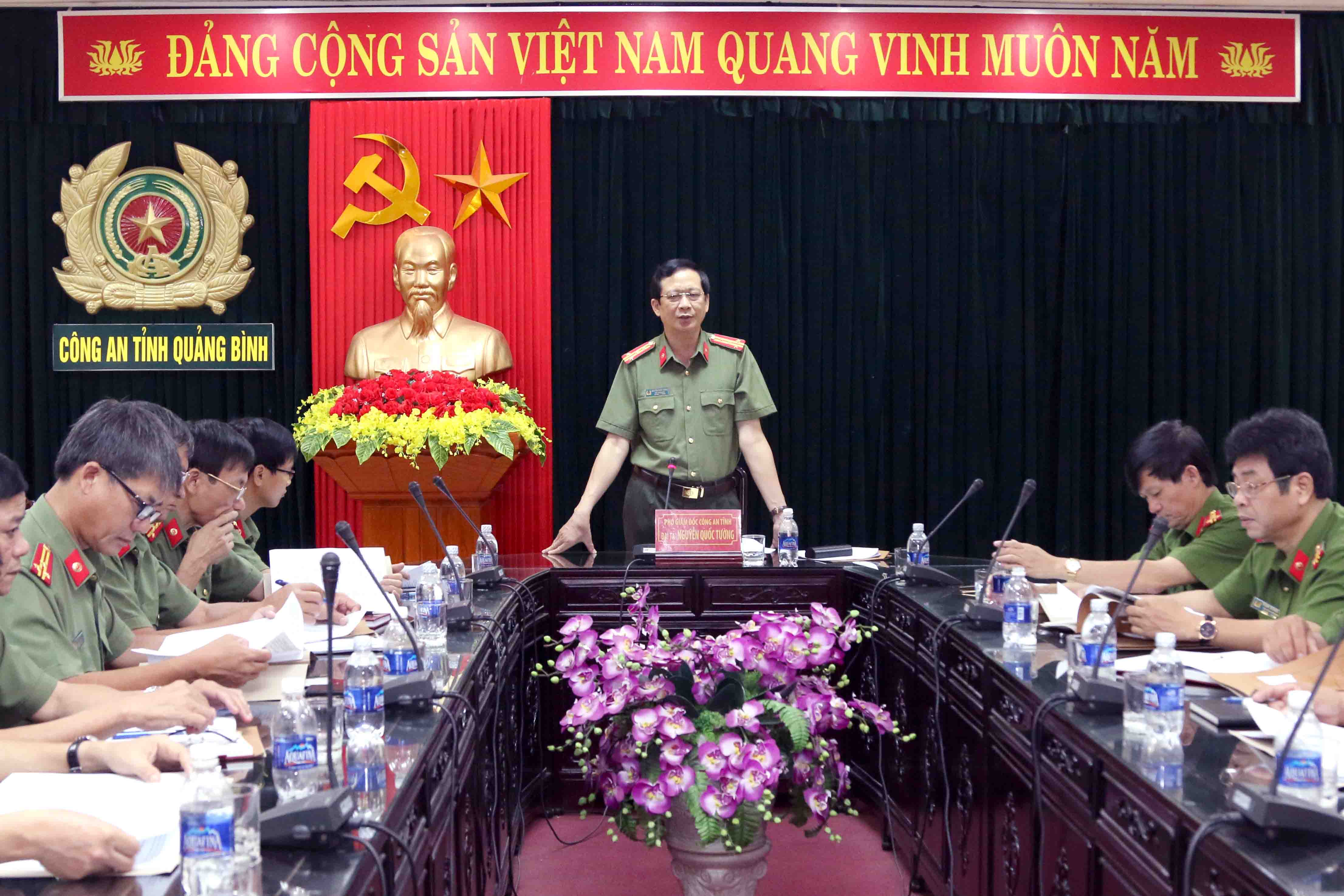 Hội nghị triển khai công tác phòng chống thiên tai năm 2017 của Công an tỉnh Quảng Bình.
