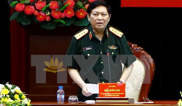 Đại tướng Ngô Xuân Lịch, Bộ trưởng Bộ Quốc phòng. (Ảnh: An Đăng/TTXVN)