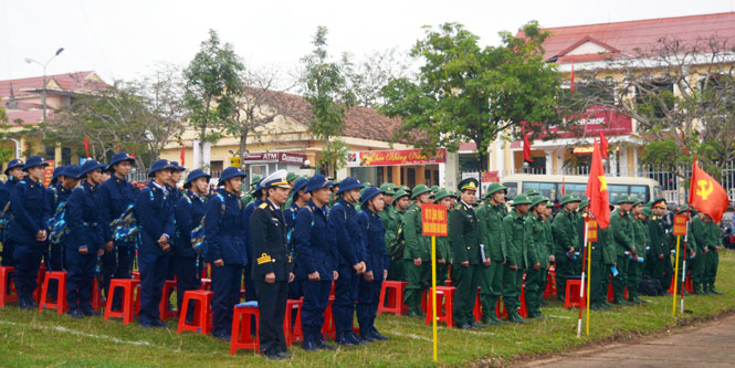  Nhờ làm tốt chính sách hậu phương quân đội, số lượng và chất lượng tuyển quân hàng năm ở Quảng Ninh luôn bảo đảm 100%.