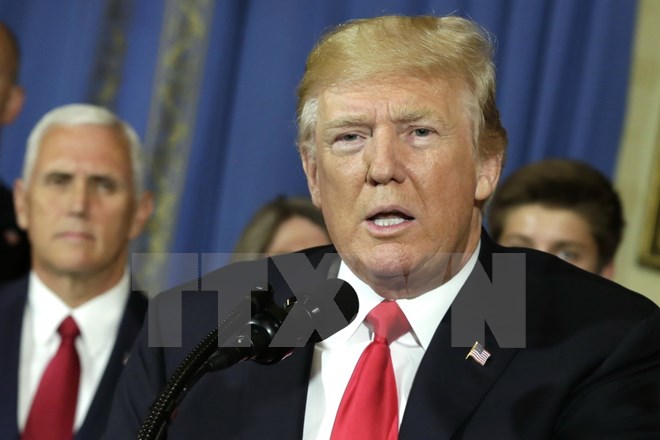 Tổng thống Mỹ Donald Trump. (Nguồn: AFP/ TTXVN)