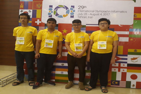 Đội tuyển Olympic Tin học tiếp nối chuỗi thành tích ấn tượng của học sinh Việt Nam trên đấu trường trí tuệ quốc tế năm 2017