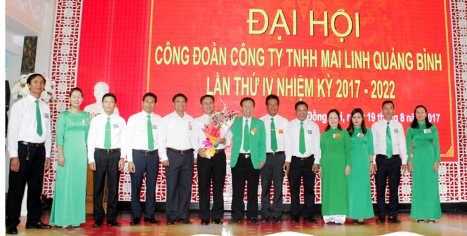  Ra mắt Ban chấp hành công đoàn Công ty Mai Linh Quảng Bình nhiệm kỳ 2017-2022