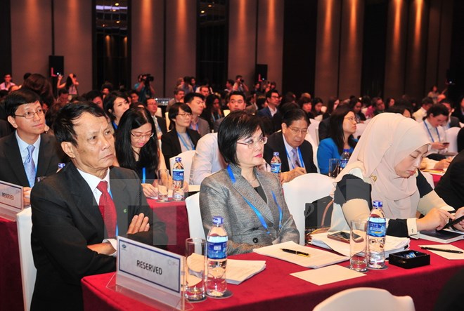 Đại biểu các nền kinh tế APEC tham dự hội thảo. (Ảnh: Nguyễn Khang/TTXVN)