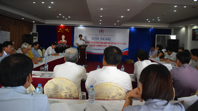 Hội Chữ thập đỏ tỉnh thông báo nhanh kết quả Đại hội đại biểu toàn quốc hội CTĐ Việt Nam lần thứ X, nhiệm kỳ 2017-2022