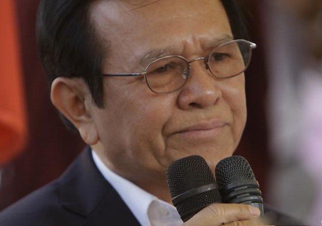Lãnh đạo đảng Cứu nguy dân tộc (CNRP) đối lập tại Campuchia, ông Kem Sokha. (Nguồn: AP)