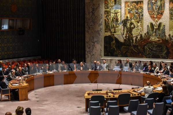 Một phiên họp của Hội đồng Bảo an. (Nguồn: AFP/TTXVN)