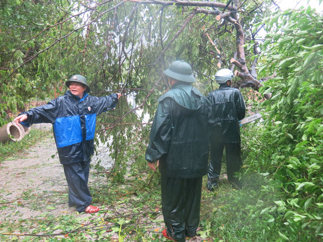 Lực lượng Công an, Quân đội cùng dân khắc pục hậu quả bão lũ