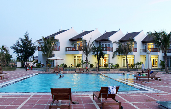 Quần thể khu nghỉ dưỡng cao cấp Bảo Ninh Beach resort được đầu tư xây dựng tại tỉnh ta.