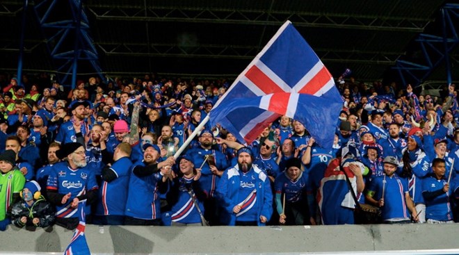Người hâm mộ Iceland sẽ lại được sống trong bóng đá khi đội bóng của họ làm nên kỳ tích. (Nguồn: AFP)
