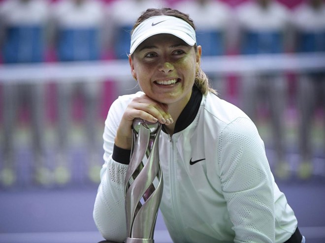 Sharapova đăng quang trên đất Trung Quốc. (Nguồn: AFP)