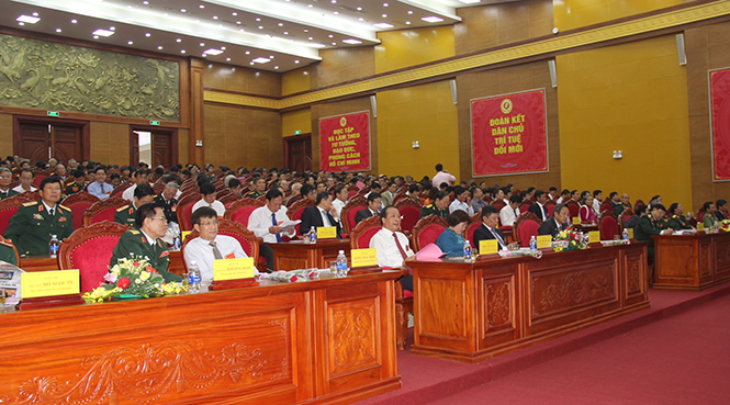  Các đại biểu dự Đại hội Đại biểu Hội CCB tỉnh lần thứ VI, nhiệm kỳ 2017-2022.