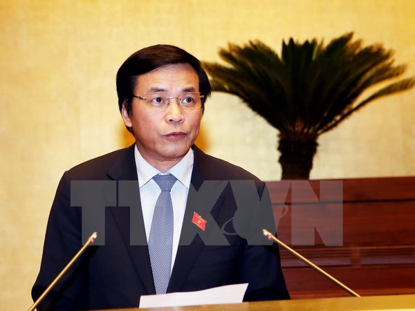 Tổng Thư ký Quốc hội Nguyễn Hạnh Phúc. (Ảnh: Nguyễn Dân/TTXVN)