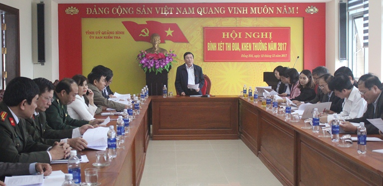  Đồng chí Nguyễn Công Sự, Phó Chủ nhiệm Thường trực UBKT Tỉnh ủy kết luận hội nghị