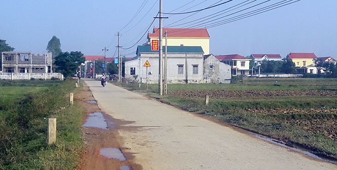  Nông thôn mới Hiền Ninh hôm nay.    
