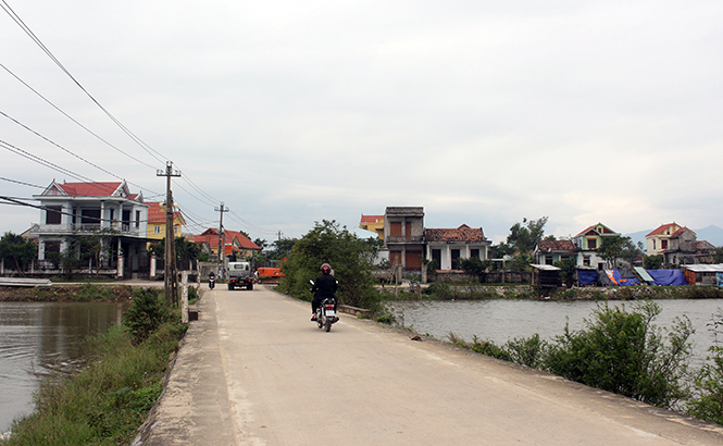 Bộ mặt nông thôn xã Duy Ninh khởi sắc khi xã cán đích NTM.