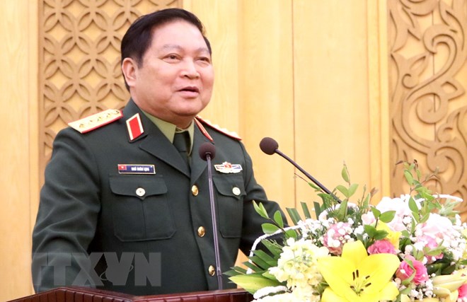 Bộ trưởng Bộ Quốc phòng, Đại tướng Ngô Xuân Lịch. (Ảnh: Ninh Đức Phương/TTXVN)