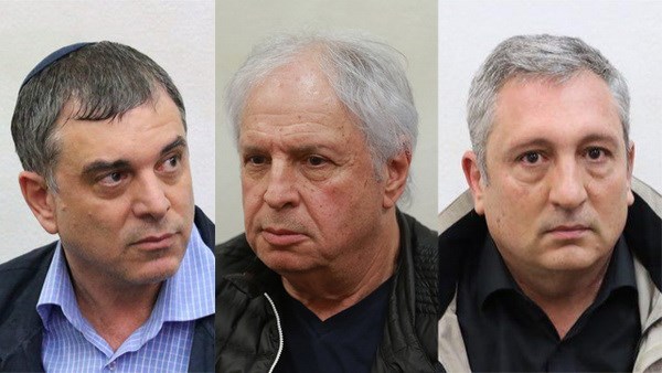 Từ trái qua phải: Shlomo Filber, Shaul Elovitch, Nir Hefetz. (Nguồn: ynetnews.com)