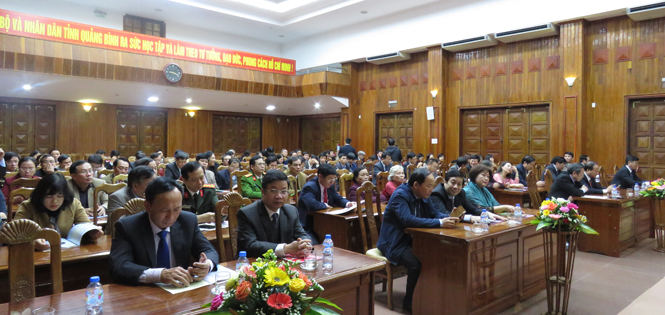 Các đại biểu tham dự lễ kỷ niệm Ngày Thầy thuốc Việt Nam 27-2.