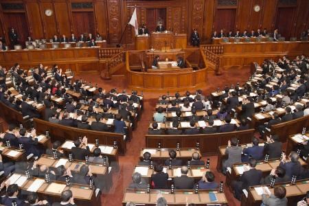 Toàn cảnh một phiên họp Hạ viện Nhật Bản tại thủ đô Tokyo. (Nguồn: Kyodo/TTXVN)