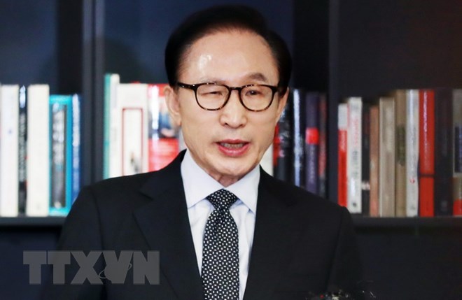 Cựu Tổng thống Hàn Quốc Lee Myung-bak. (Nguồn: Yonhap/TTXVN)