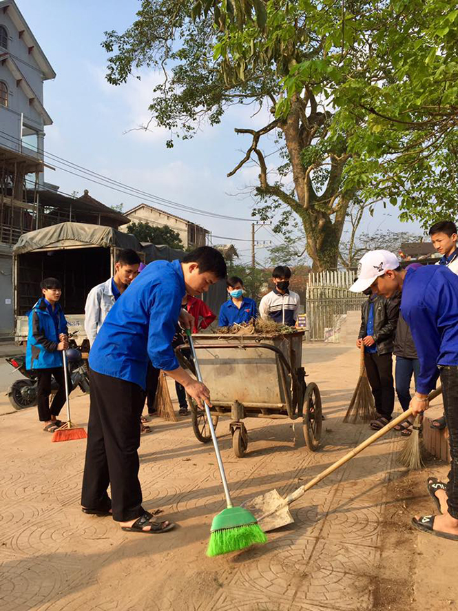 Nhiều hoạt động vì cộng đồng được Huyện đoàn Minh Hóa triển khai trong tháng thanh niên 2018.