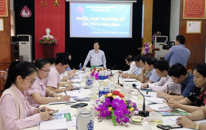 Đồng chí Nguyễn Xuân Quang, Phó Chủ tịch Thường trực UBND tỉnh chủ trì phiên họp.