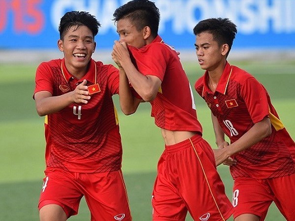  U16 Việt Nam tại vòng loại Giải U16 châu Á 2018.