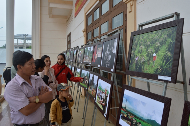Những bức ảnh từ trại sáng tác đã được Hội Văn học Nghệ thuật tỉnh triển lãm ảnh tại Tuần lễ văn hóa, thể thao du lịch và Hội Rằm thánh ba Minh Hóa năm 2018