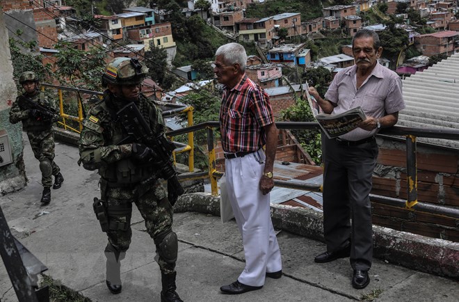 Colombia khởi động kế hoạch an ninh cho cuộc bầu cử Tổng thống. (Ảnh: TTXVN phát)