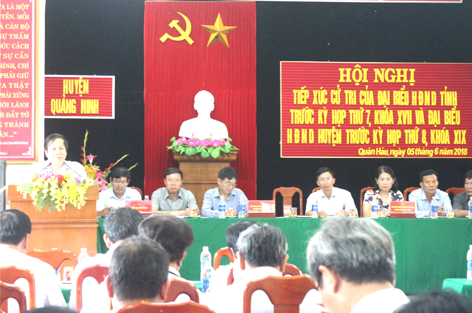 Đại biểu HĐND tỉnh tiếp xúc cử tri huyện Quảng Ninh