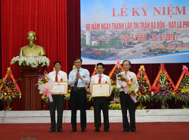 Kỷ niệm 60 năm thành lập phường Ba Đồn