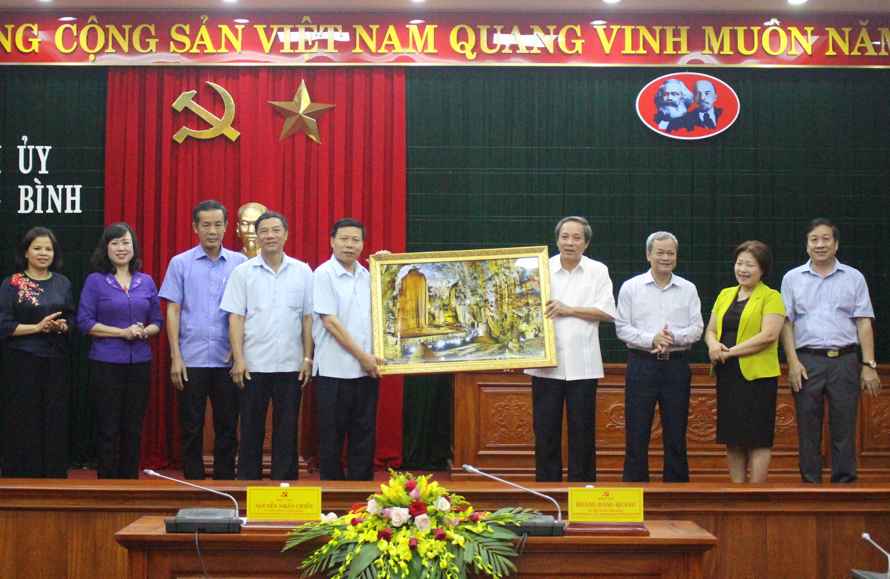 Lãnh đạo tỉnh Quảng Bình tiếp và làm việc với Đoàn công tác tỉnh Bắc Ninh
