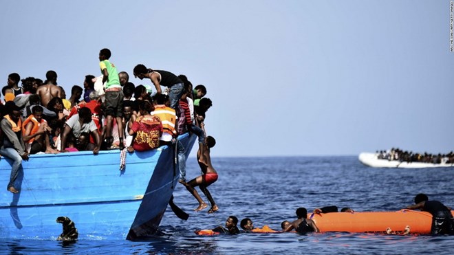 Hơn 200 người di cư bỏ mạng tại vùng biển Libya chỉ trong 2 ngày