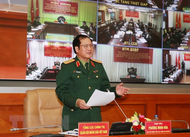 Thượng tướng Phương Minh Hòa. (Ảnh: Hồng Pha/TTXVN phát)