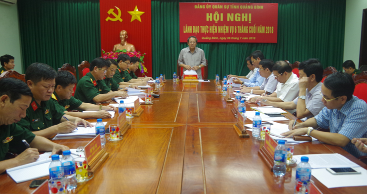 Đồng chí Bí thư Tỉnh ủy Hoàng Đăng Quang phát biểu kết luận hội nghị.