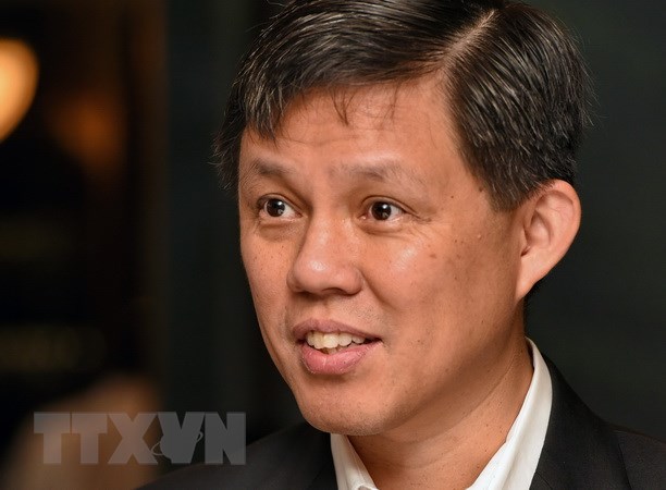 Bộ trưởng Thương mại và Công nghiệp Singapore Chan Chun Sing. (Nguồn: AFP/TTXVN)
