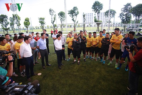 Bộ trưởng Nguyễn Ngọc Thiện kỳ vọng thầy trò HLV Park Hang Seo sẽ lập lại thành tích như giải U23 châu Á tại Trung Quốc.