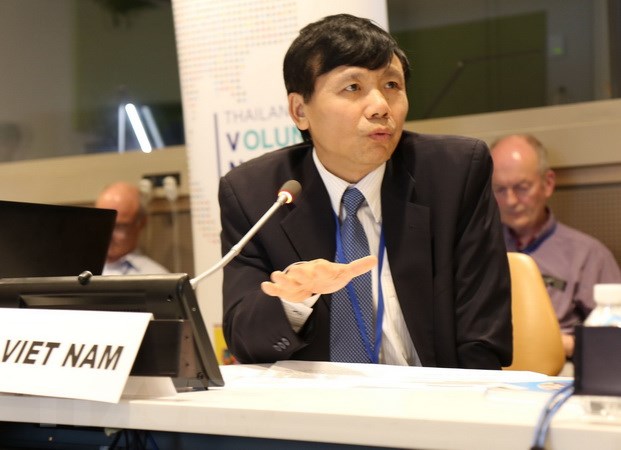 Đại sứ Đặng Đình Quý, Trưởng Phái đoàn Việt Nam tại LHQ. (Ảnh: Hoài Thanh/TTXVN)