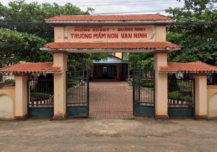 Đến nay, 3/3 trường học của xã Vạn Ninh đều đạt chuẩn quốc gia. 