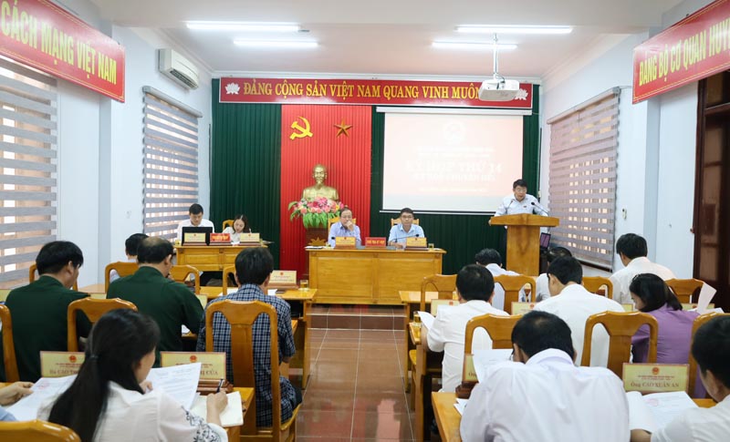 HĐND huyện Minh Hóa tổ chức kỳ họp thứ 14