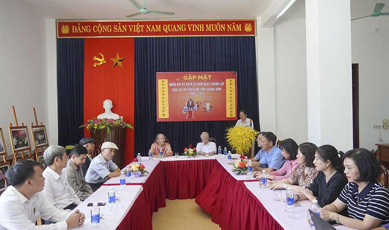 Câu lạc bộ Hán-Nôm tỉnh: Kỷ niệm 20 năm thành lập