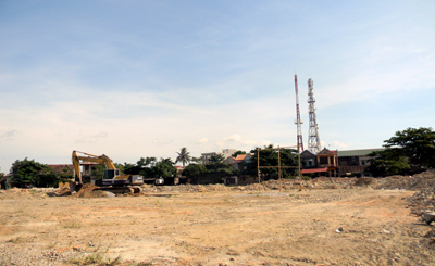 Địa điểm xây dựng công trình chợ Tréo.