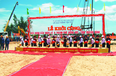 Lễ khởi công xây dựng cầu Nhật Lệ 2.