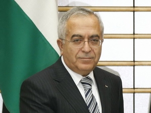 Thủ tướng Palestine Salam Fayyad. (Nguồn: Kyodo/TTXVN)