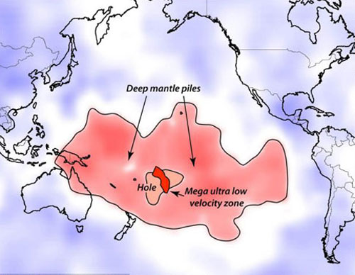 Sơ đồ cho thấy sự hình thành của siêu núi lửa - Ảnh: ĐH Utah