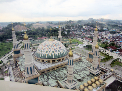 Đền Hồi giáo Samarida, vùng đông Kalimantan.