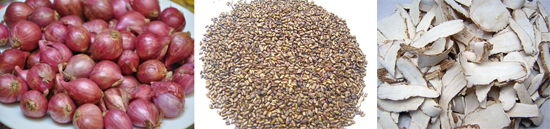  Hành ta / Thảo quyết minh / Bạch chỉ - Ảnh: H.Mai